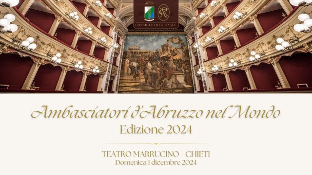 Ambasciatori d'Abruzzo 2024 - La Cerimonia al Teatro Marrucino